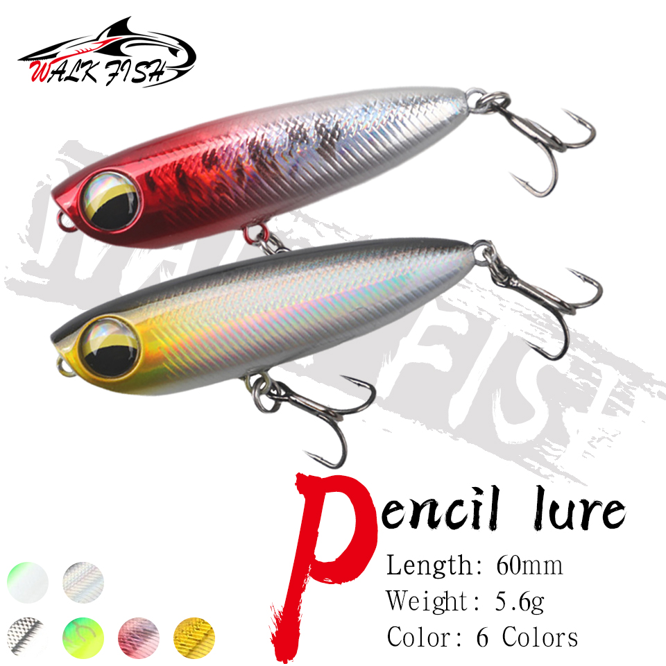 Fishing Lure Popper - WALK FISH 1Pcs 6cm 5.6g Topwater