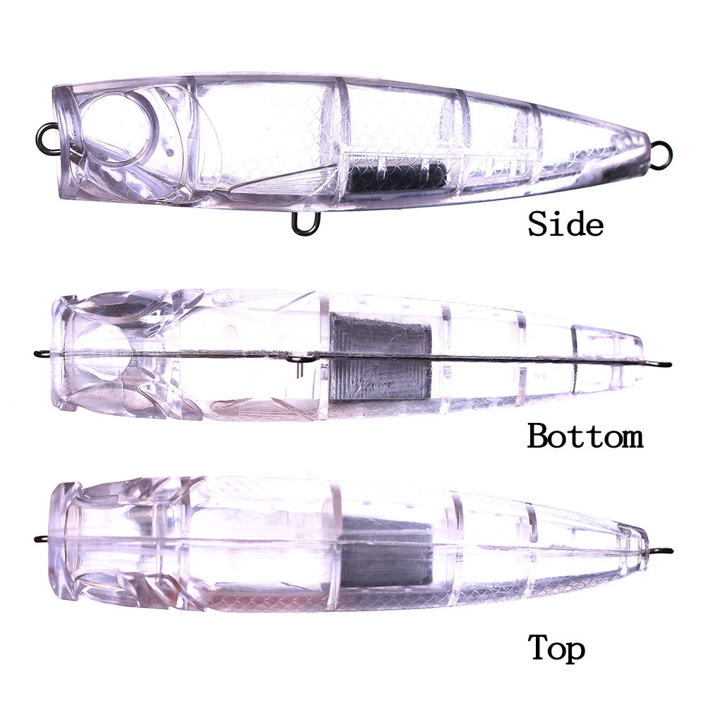 Chan’sHuang 5PCS Unpainted Bla - Fishing Lure Popper review and price