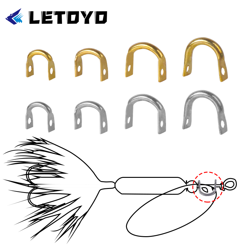 LETOYO 100pcs Folded Clevises  - Fishing Lure Kit review and price