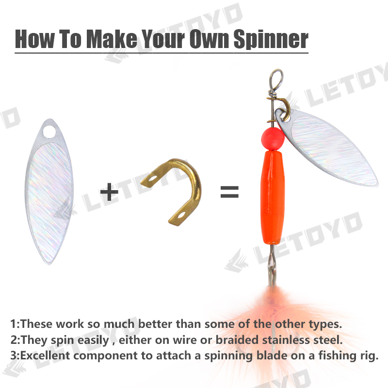 LETOYO 100pcs Folded Clevises  - Fishing Lure Kit review and price
