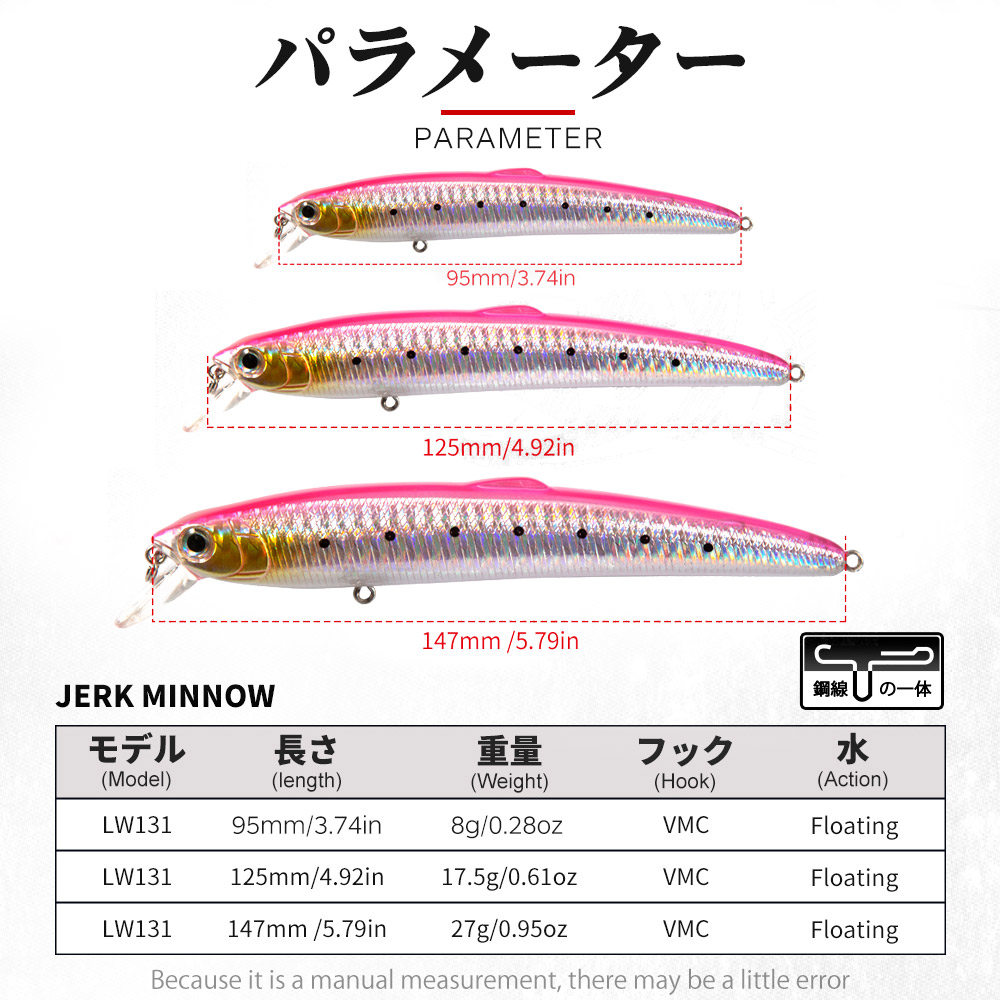 Hunthouse Saruna Minnow Jerkba - Fishing Lure Topwater review and price